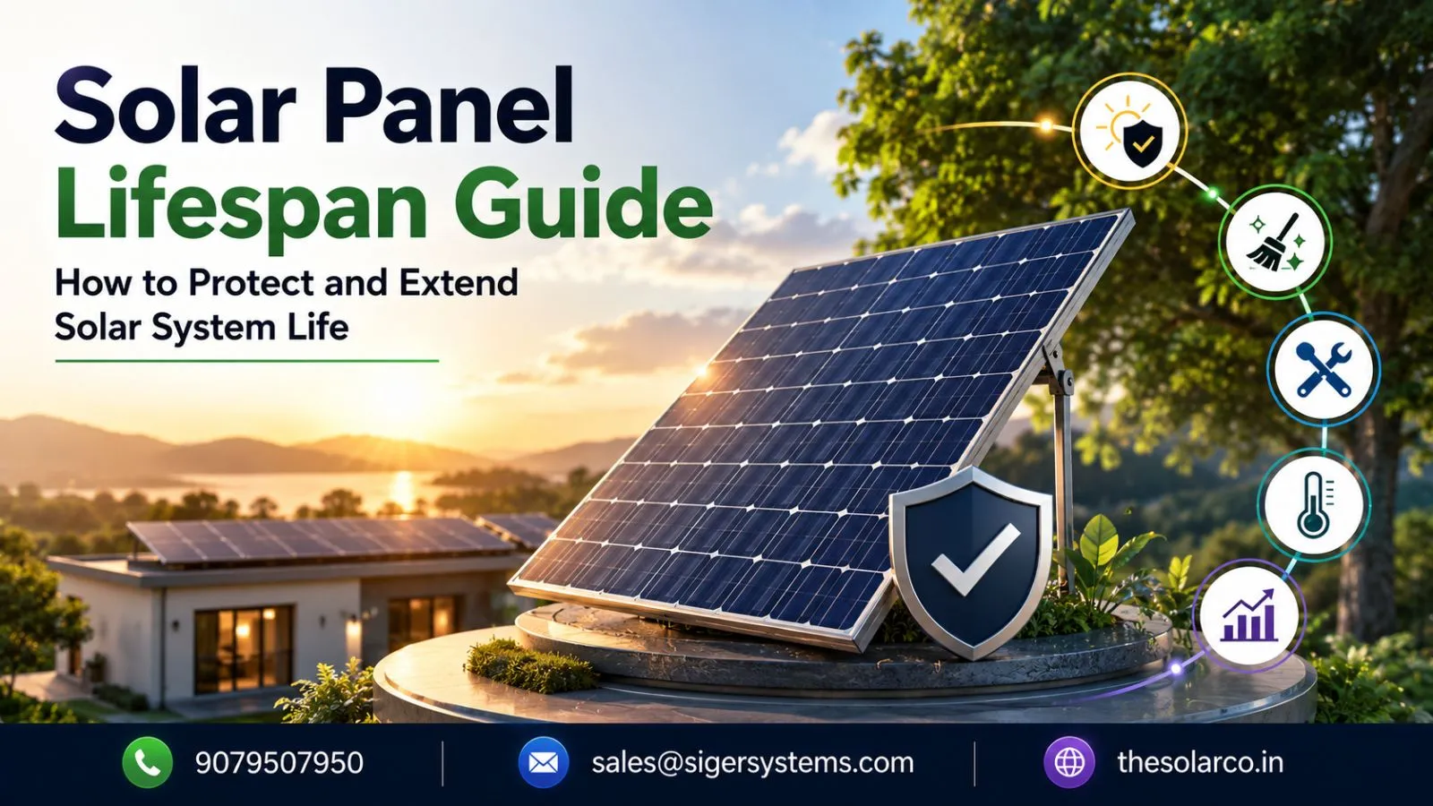 Solar Panel Lifespan Guide: How to Protect and Extend Solar System Life