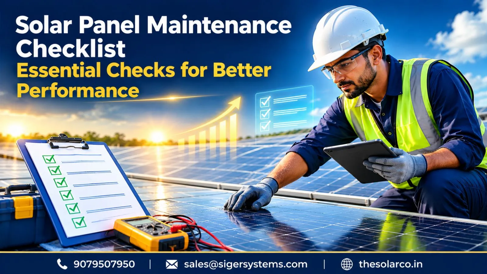 Solar Panel Maintenance Checklist: Essential Checks for Better Performance