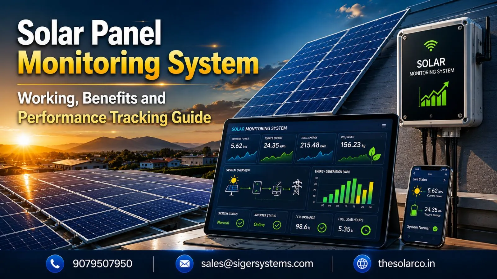 Solar Panel Monitoring System: Working, Benefits and Performance Tracking Guide