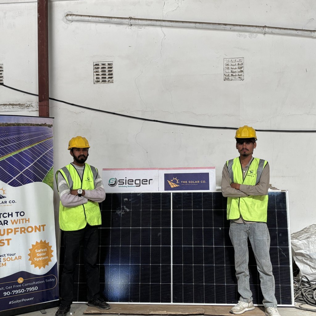 The Solar Co team members at office