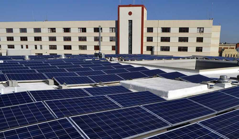 Institutional solar rooftop installation