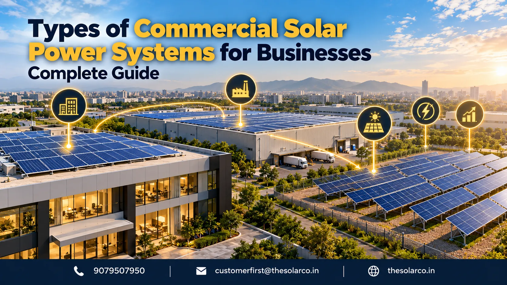 Types of Commercial Solar Power Systems for Businesses: Complete Guide